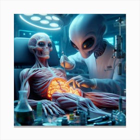 Alien Anatomy Canvas Print