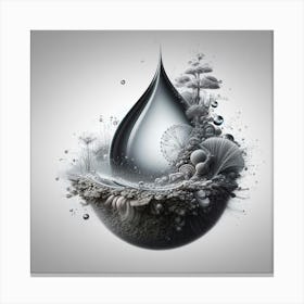 Water Drop 7 Canvas Print
