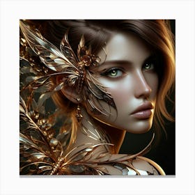 Golden Fairy 1 Canvas Print