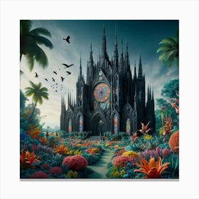 Cathedral In The Jungle Canvas Print