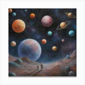 Planets Canvas Print