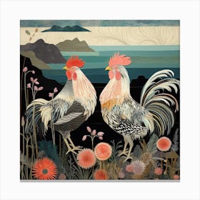 Bird In Nature Chicken 7 Canvas Print