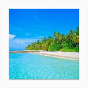 Tropical Beach Canvas Print