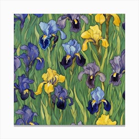 Irises, Vincent Van Gogh 2 Canvas Print