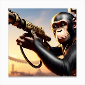 The Monkey Canvas Print