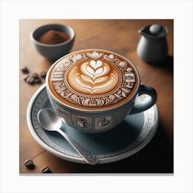 Coffee Art Canvas Print
