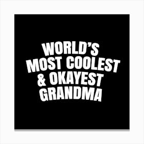 Grandma Canvas Print