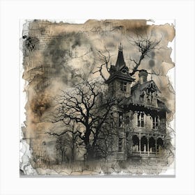 Haunted House 7 Canvas Print