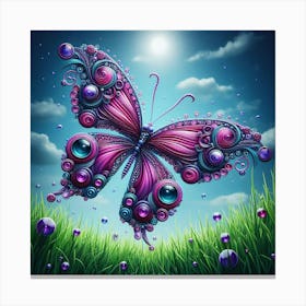 Butterfly In The Sky Canvas Print