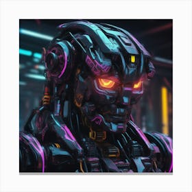 Futuristic Robot 74 Canvas Print