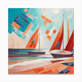 Scarlet Sails 05 Canvas Print