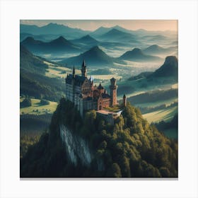Neuschwanstein Castle 4 Canvas Print