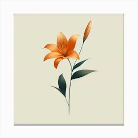 Orange Lily Canvas Print