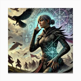 Zoya Strategists Edge Canvas Print