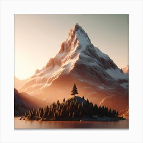 Mountain Landscape - Mountain Stock Videos & Royalty-Free Footage Canvas Print