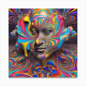 Psychedelic Art 9 Canvas Print