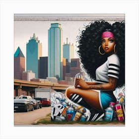 Street Art Canvas Print