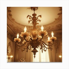 Chandelier 8 Canvas Print