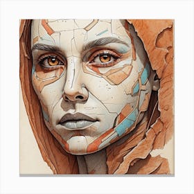 Futuristic Woman Canvas Print