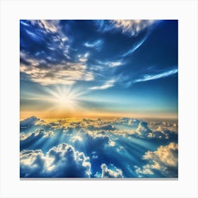 Above The Clouds 1 Canvas Print
