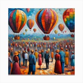 Hot Air Balloon Adventure Canvas Print