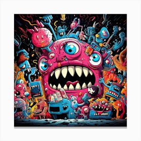 Monsters Canvas Print