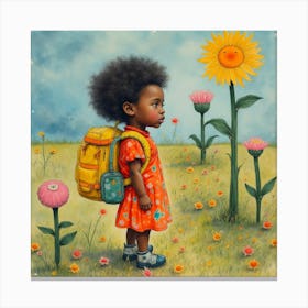 School Canvas Print