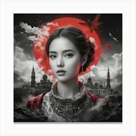 The Empress in theApocalypse Canvas Print