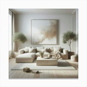 Modern Living Room 36 Canvas Print