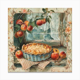 Peach Cobbler 1 Canvas Print