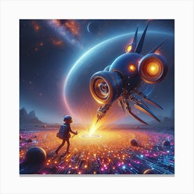 Spaceship 46 Canvas Print