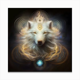 White Wolf 1 Canvas Print