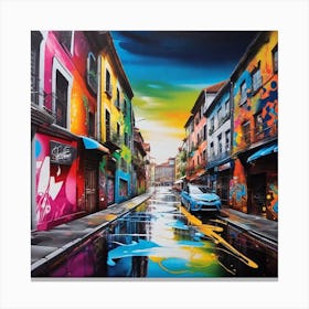 Street Art Canvas Print