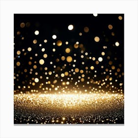 Abstract Pattern Of Bling And Glittering Diamonds Evoking A Magical Cosmic Party Atmosphere With R (2) Canvas Print