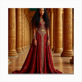 Egyptian Princess 2 Canvas Print