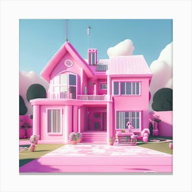 Barbie Dream House (731) Canvas Print