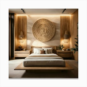 Asian Bedroom Design 23 Canvas Print