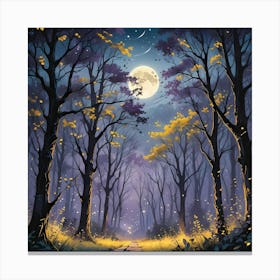 Moonlit Enchantment Canvas Print