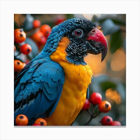 Colorful Parrot 37 Canvas Print