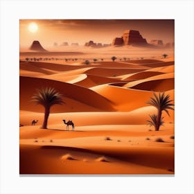 Desert Landscape 80 Leinwandbild