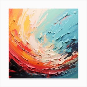 Abstract Brilliance Ballet Canvas Print