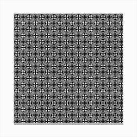 Abstract Black And White Pattern Canvas Print