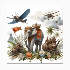 War elephant 2 Canvas Print