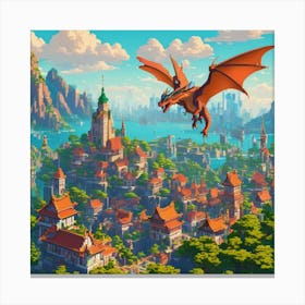 fantasy world Canvas Print