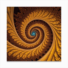 Spiral Maze Canvas Print