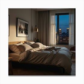 Bedroom With A View Canvas Print