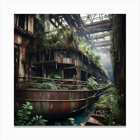 Abandoned Ship 1 Canvas Print