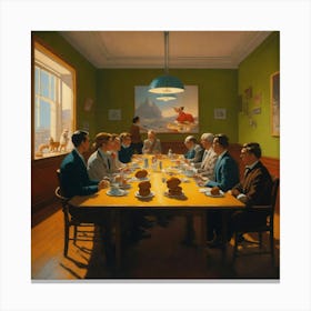 'The Dining Room' 1 Canvas Print
