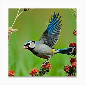 Blue Tit 25 Canvas Print