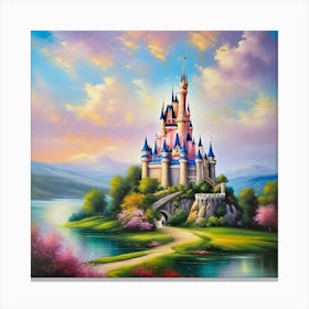Disney Castle 10 Canvas Print